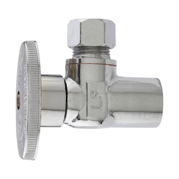 Plumb Pak Plumb Pak 1/2 in. Copper Sweat X 3/8 in. Compression Brass Angle Valve PP60PCLF - main